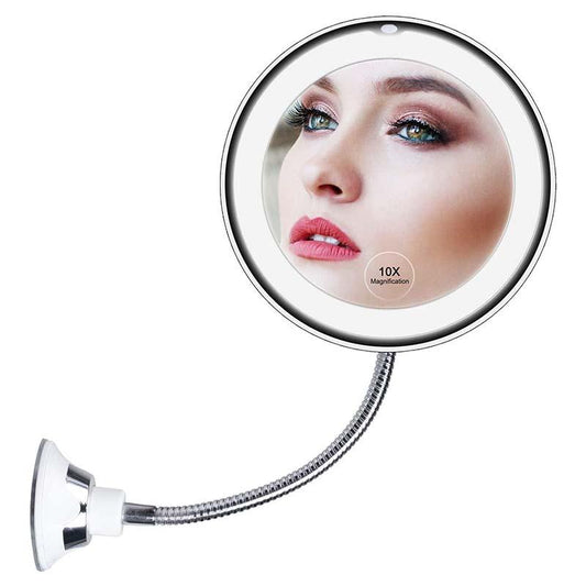 10X Magnifying Rotatable With LED Makeup Mirror ⚡ UP TO 60% OFF NOW! ⚡